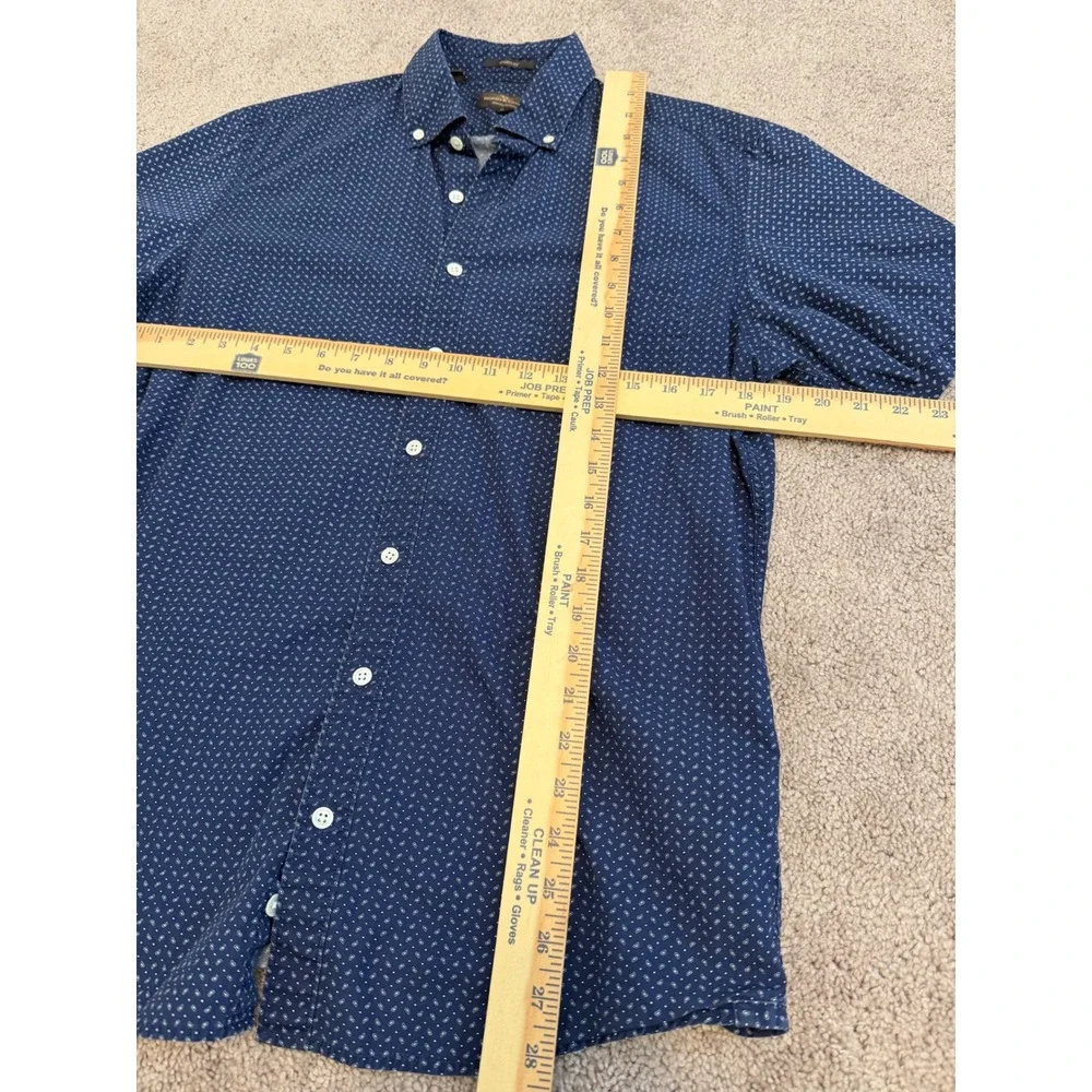 Rodd & Gunn Mens Blue Paisley Print Short Sleeve Button Down Shirt Sports Fit M - Picture 6 of 6